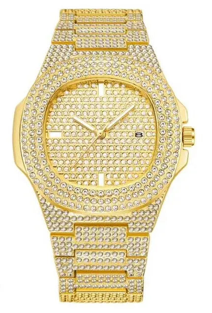 Gold Tone Luxury Watch Irtaza Rasool Store