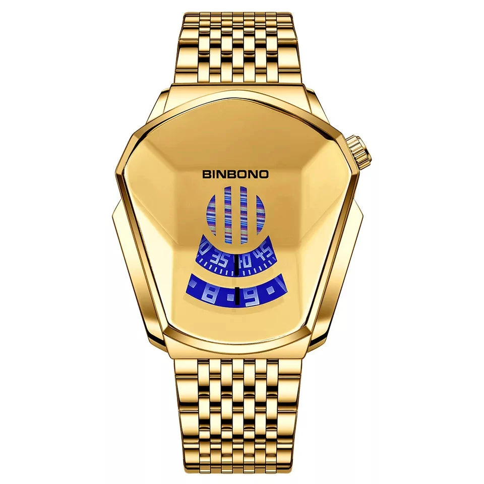 Luxury Men's Stainless Steel Wrist Watch Irtaza Rasool Store