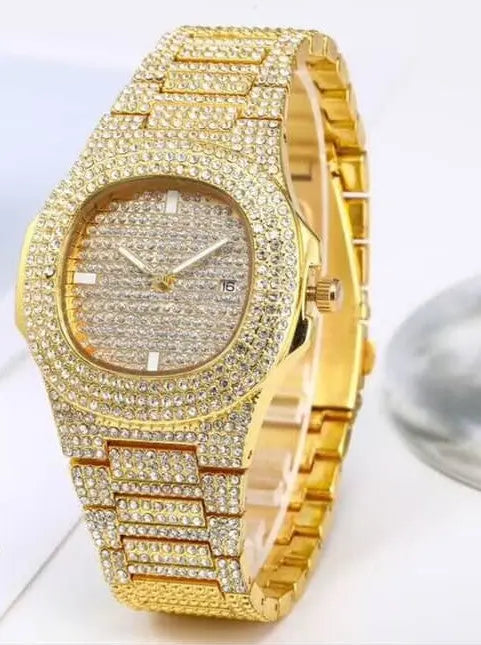 Gold Tone Luxury Watch Irtaza Rasool Store