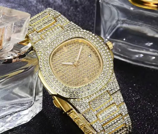 Gold Tone Luxury Watch Irtaza Rasool Store
